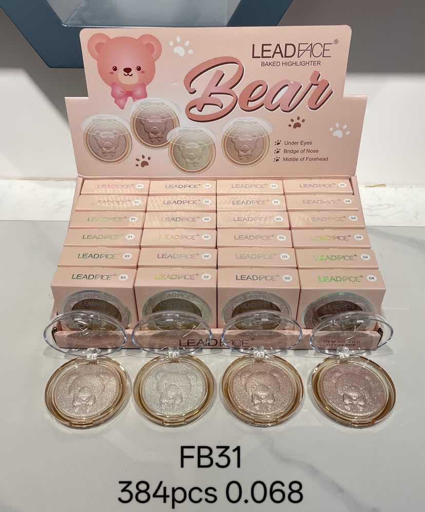 LEADFACE新款24个装化妆品彩妆批发唇彩唇蜜眼影睫毛膏