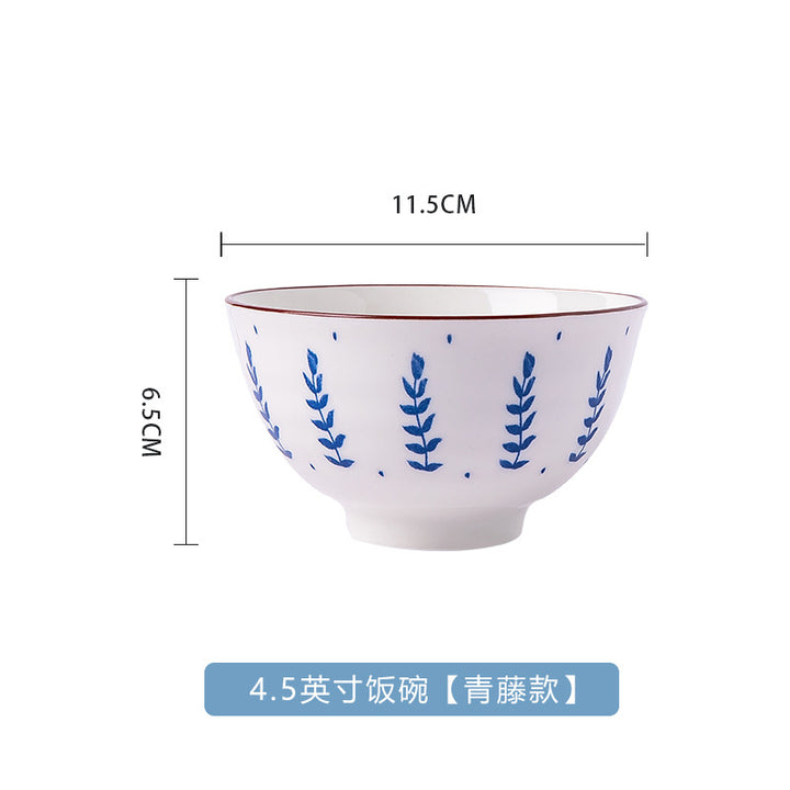 High Temperature Underglaze Ceramic Tableware Home Bowl Custom Bowl Wholesale Compatible