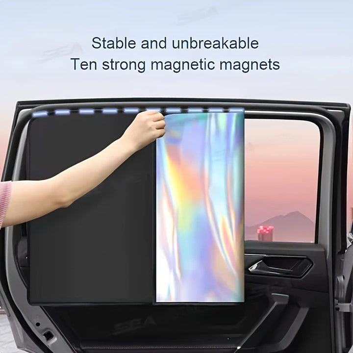 Sunshade Set with Magnetic Front Windshield Cover