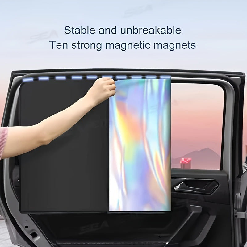Sunshade Set with Magnetic Front Windshield Cover
