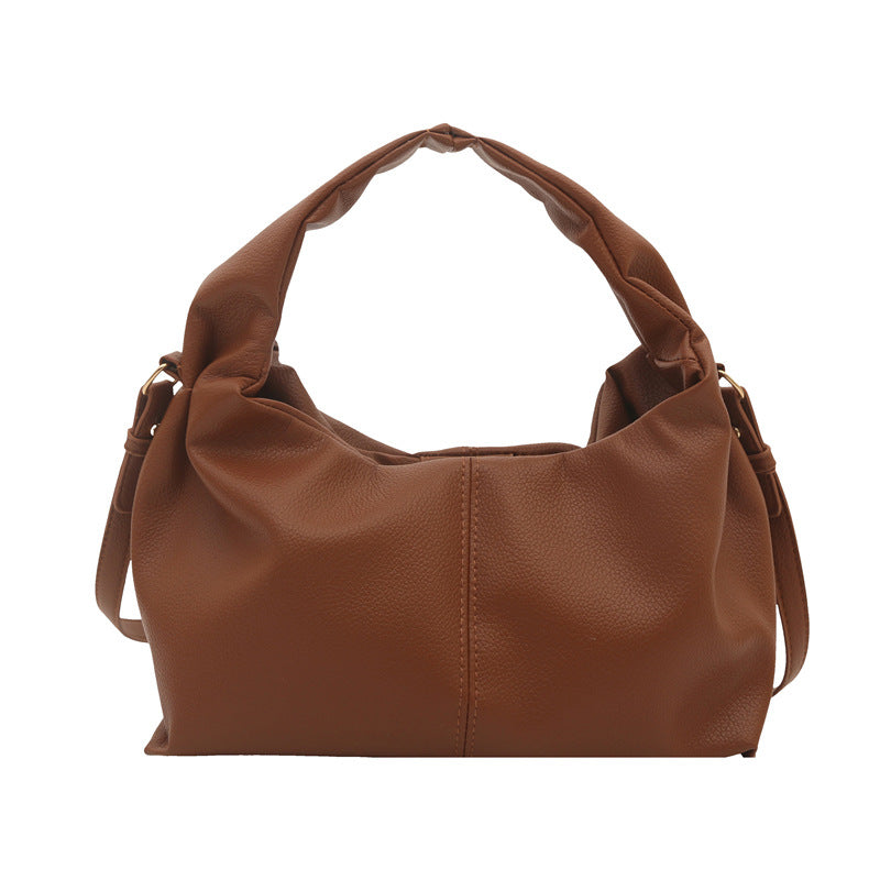 Spring Summer Retro Small Dumpling Crossbody Bag – Women's High-End Fashion Handbag