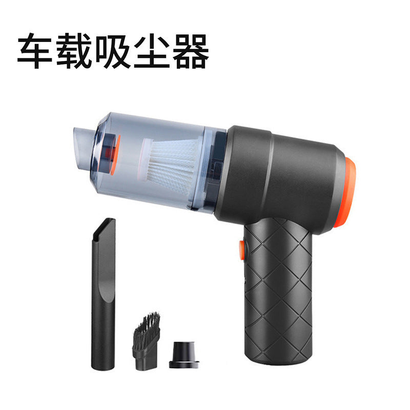 跨境吸尘器车载清洁大功率迷你充电多功能吹吸照明手持款小型车内