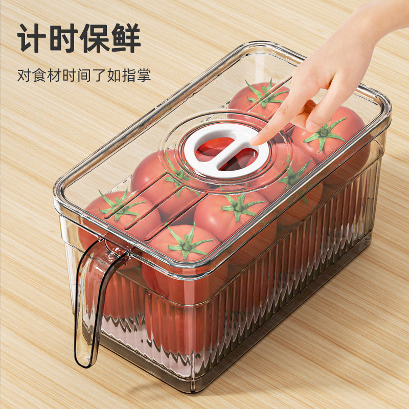 冰箱储物盒收纳盒整理盒冷冻专用食品级保鲜盒厨房蔬菜鸡蛋储物盒