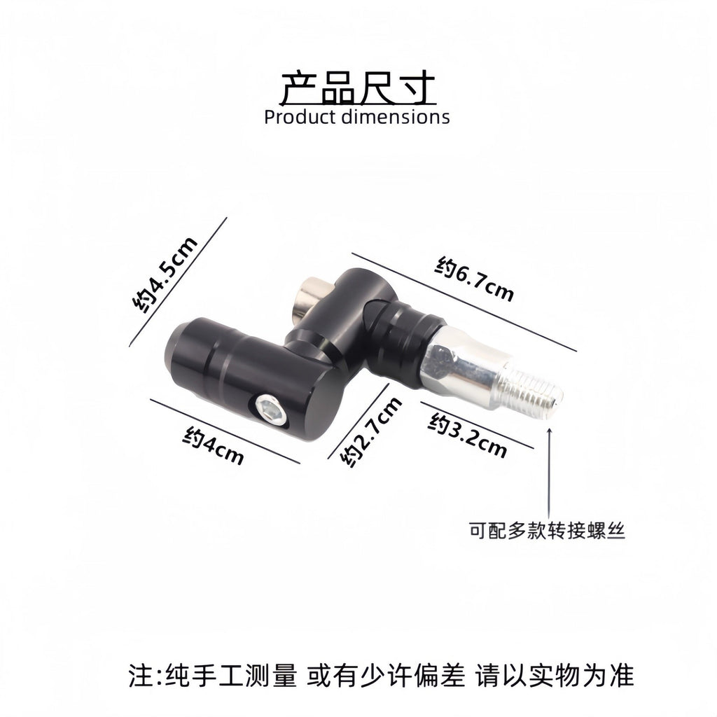 东南亚跨境热销 摩托改装配件后视镜镜码螺丝360°固定螺丝 通用