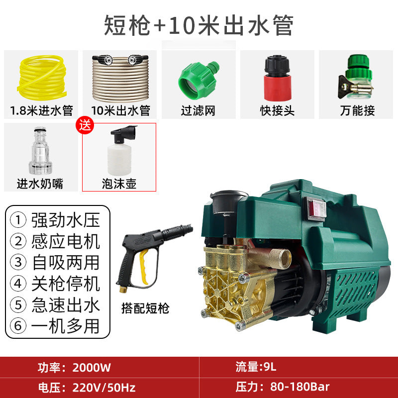High-pressure convenient household car washer