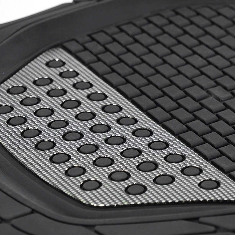 Foot Matcar mat PVCCar Foot Mat Universal Non Slip Durable Car Foot Mat 4 Piece Set