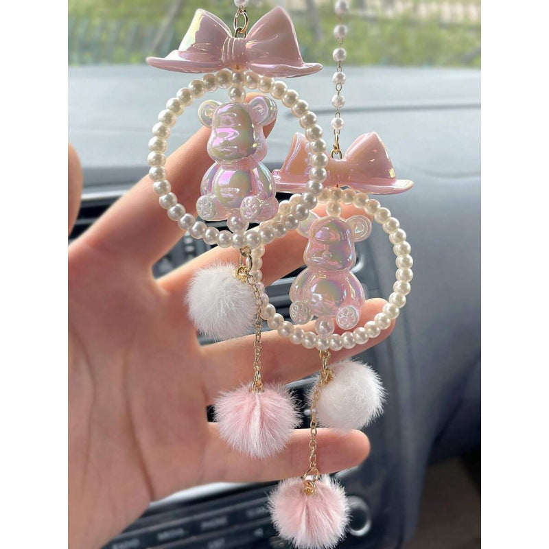A 72356 High-end car hanging ornament 高级感小熊汽车挂件