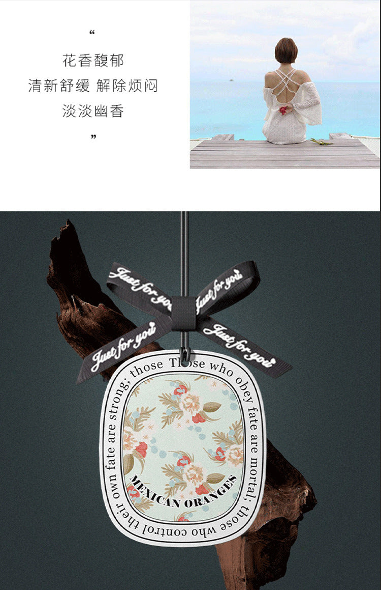 Car Aroma Small Commercial Hang Perfume Car Hanging Decor Fragrance Car