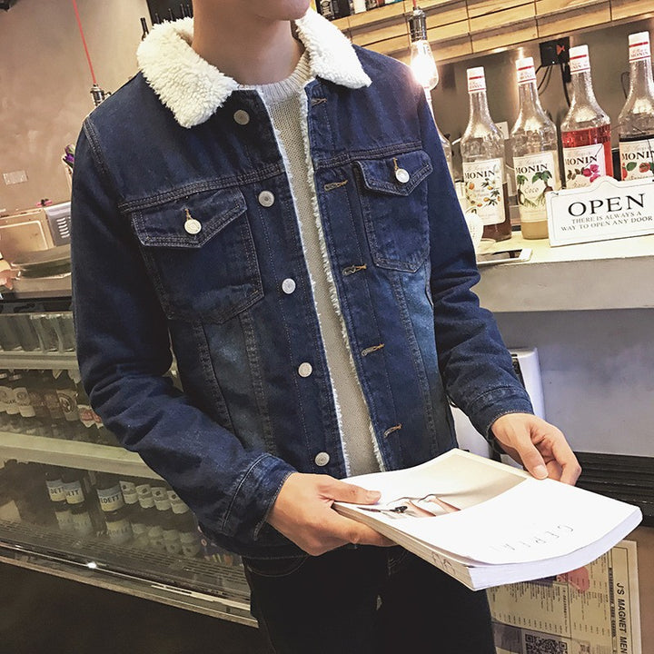 Winter Jacket Men Thickened Fall/Winter Plus Size Cotton
