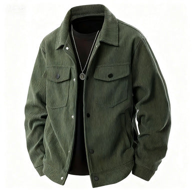 Casual Sports Trendy Jacket Men Long Sleeve Shirt
