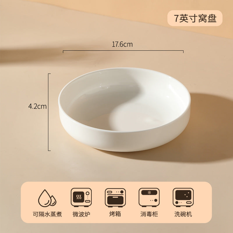 蒸蛋碗定制家用带盖釉下彩陶瓷蒸鸡蛋羹专用碗隔水炖盅蒸蛋蒸碗盘