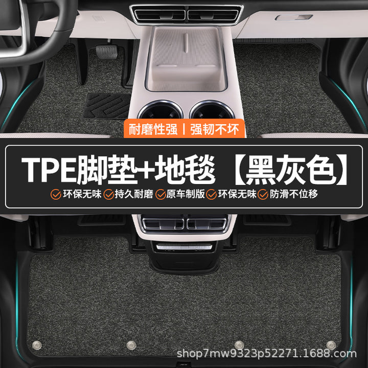 i 60 Special TPECar Foot Mat Car Interior Special Waterproof Durable Non Slip Car Foot Mat