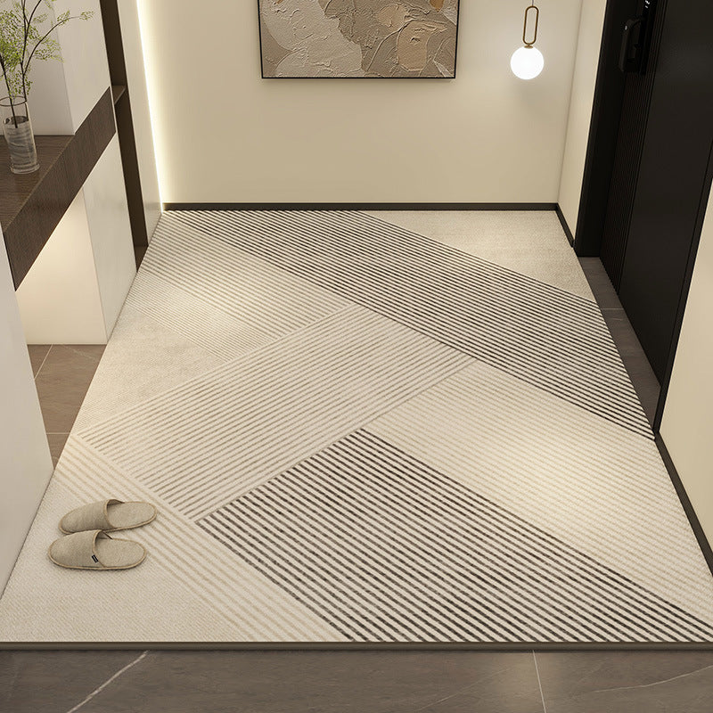 pvc Entryway Door Mat Leather Foot Mat Light Luxury Living Room Thickened Non Slip Entryway Carpet