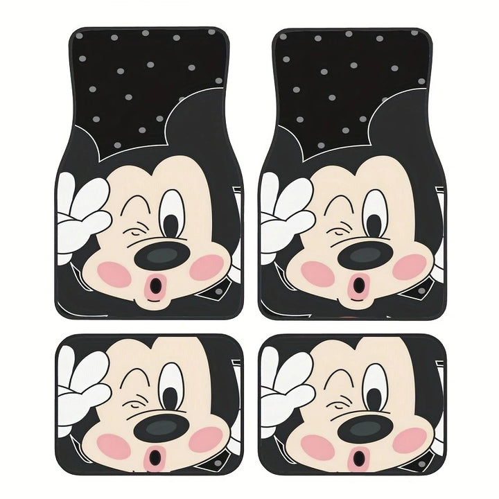 TEMUVintage Nordic Car Foot Mat Carpet 4 Piece Set Stain Resistant Floor Mat TEMUFoot Mat Wholesale
