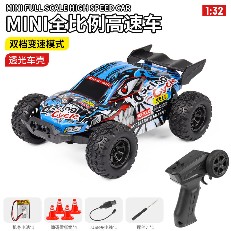 跨境1:32mini摄像遥控车Rc car比例油门迷你高低速越野竞速高速车