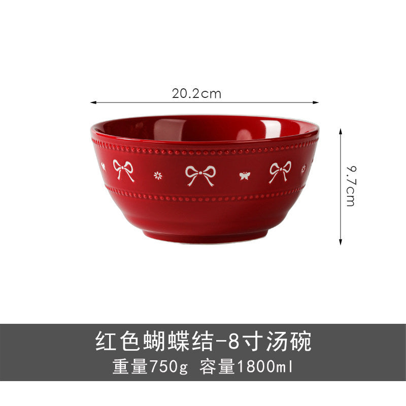 KANGMO Single Bowl & Plate Gift Set - Newlywed Wedding Engagement Housewarming