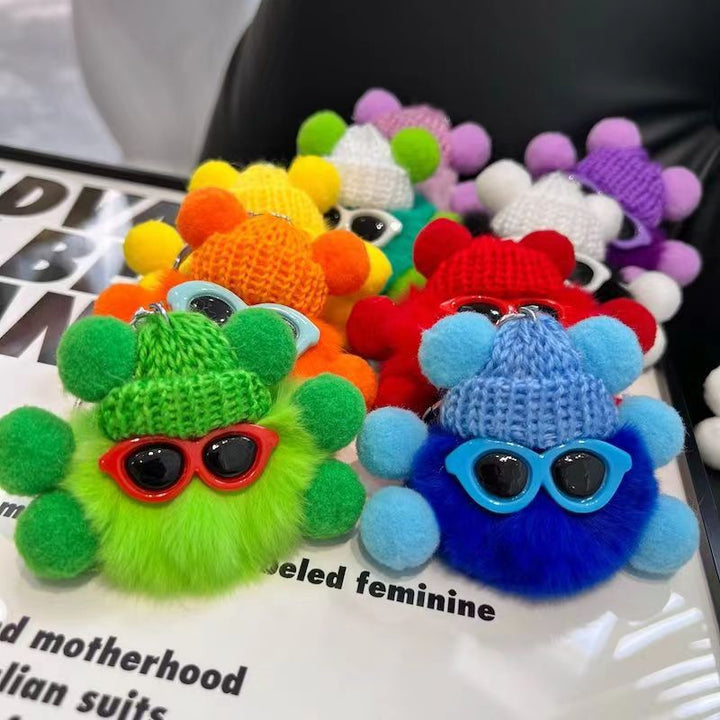 Car Keychain Hanging Ins Cute Plush Doll