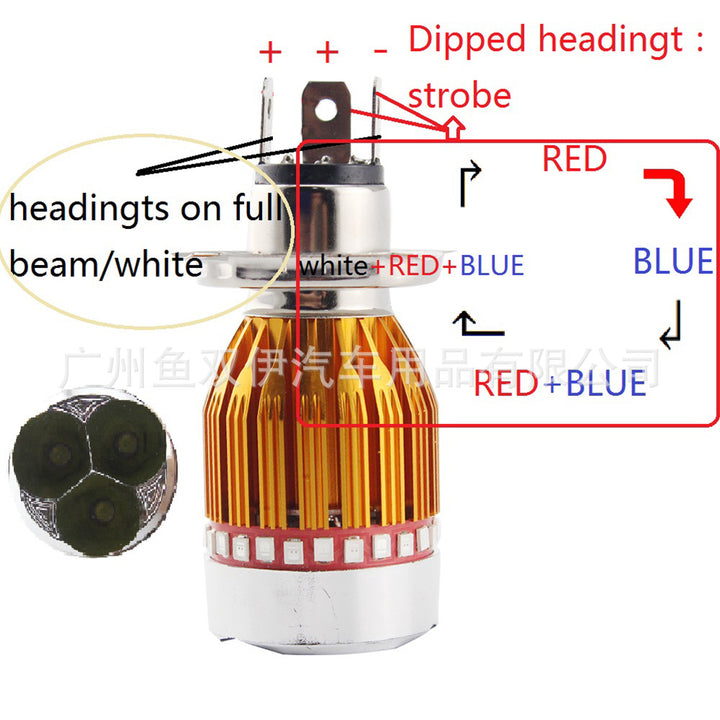 New RGB H 6 H 4 Motorcycle 12 V