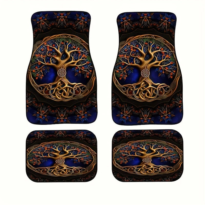Vintage Car Foot Mat Carpet 4 Piece Set Stain Resistant Floor Mat TEMUFoot Mat Wholesale