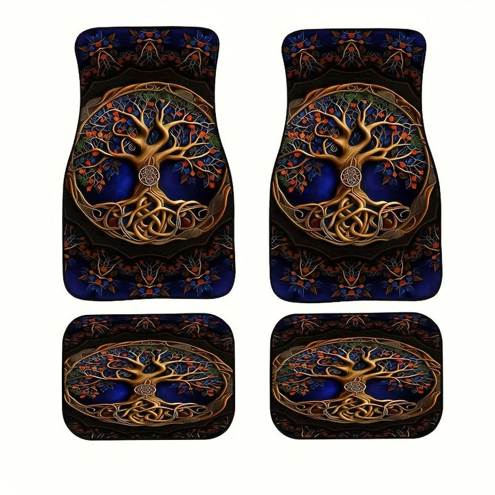 Vintage Car Foot Mat Carpet 4 Piece Set Stain Resistant Floor Mat TEMUFoot Mat Wholesale