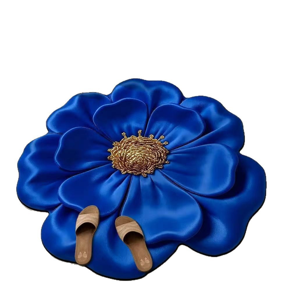 Nordic 3 DLight Luxury Floral Floor Mat Door Mat Non Slip Foot Mat
