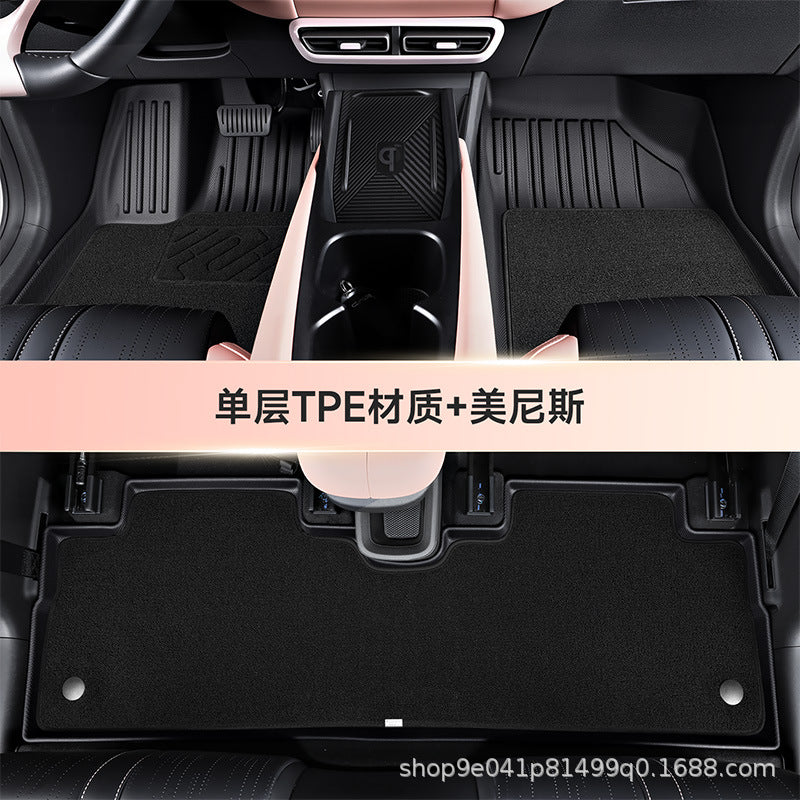 tpe无异味环保汽车脚垫适用于比亚迪海鸥专车专用3d包围汽车脚垫