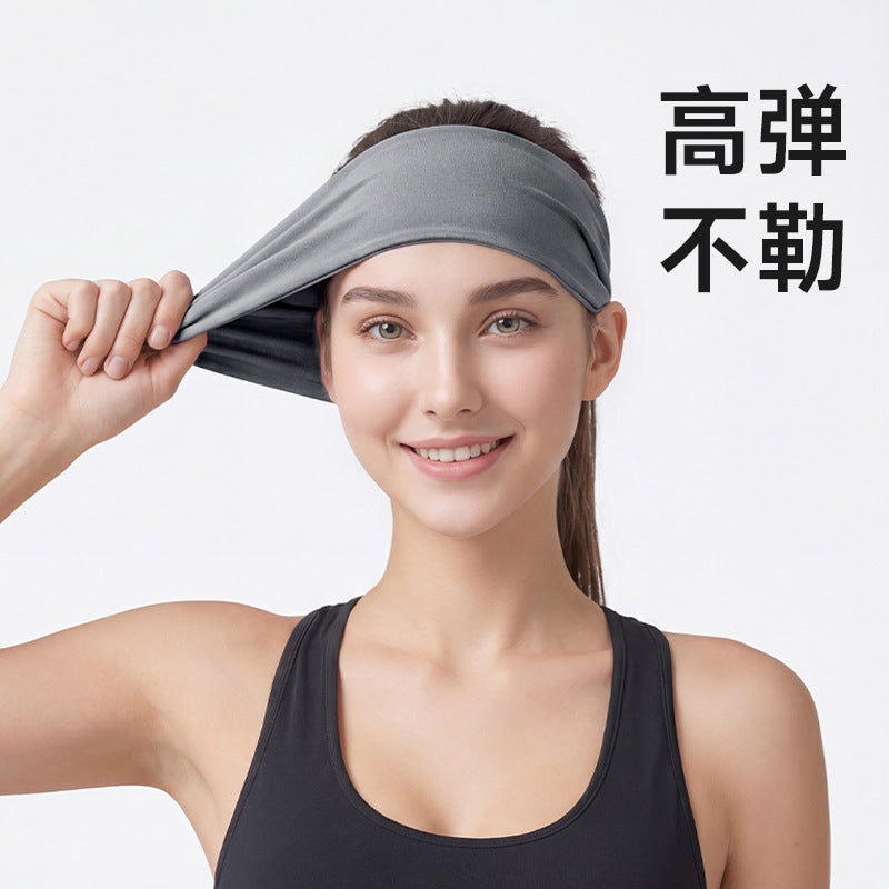 跨境运动头巾健身头带夏季吸汗止汗导汗发带透气篮球跑步瑜伽男女
