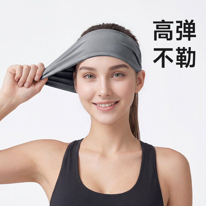 跨境运动头巾健身头带夏季吸汗止汗导汗发带透气篮球跑步瑜伽男女