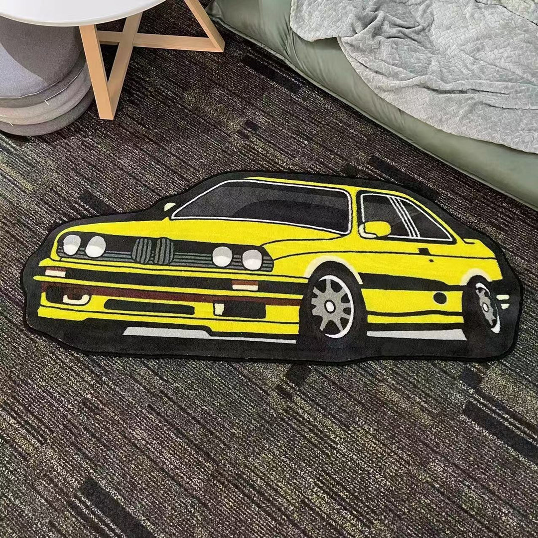 Creative Car Floor Mat Home Bedroom Decor Foot Mat Non Slip