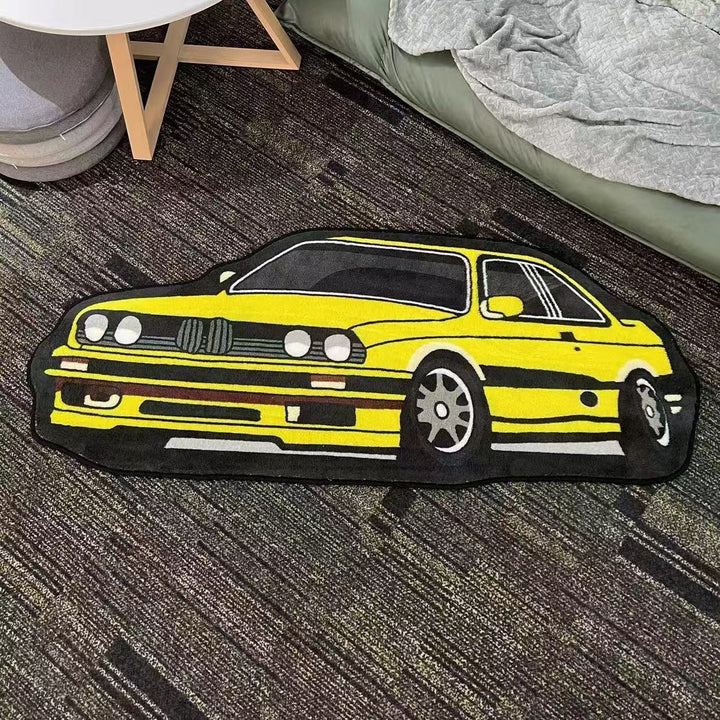 Creative Car Floor Mat Home Bedroom Decor Foot Mat Non Slip
