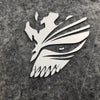 死亡面具动漫JDM卡通反光摩托车贴纸摩托车前挡风玻璃装饰配件本