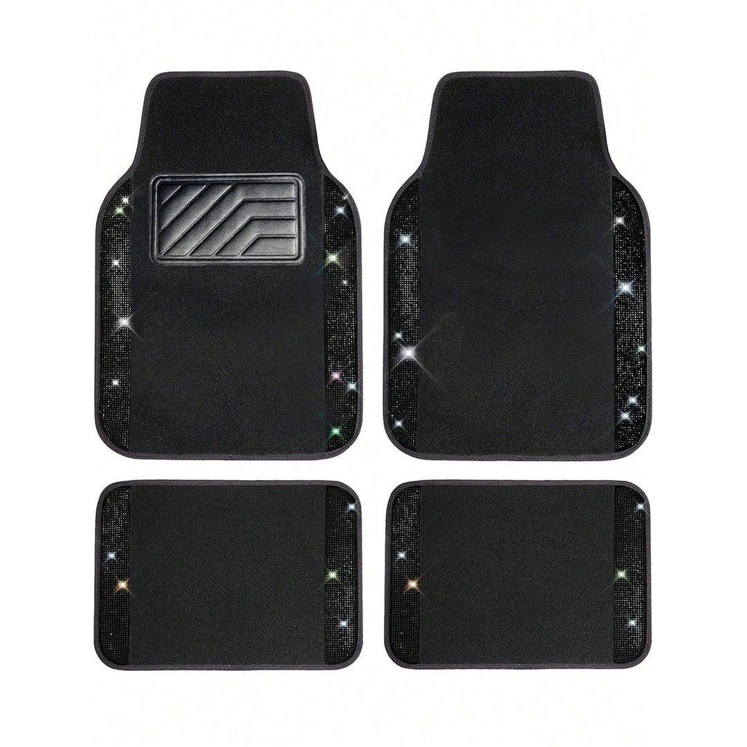 TEMUVintage Nordic Car Foot Mat Carpet 4 Piece Set Stain Resistant Floor Mat TEMUFoot Mat Wholesale