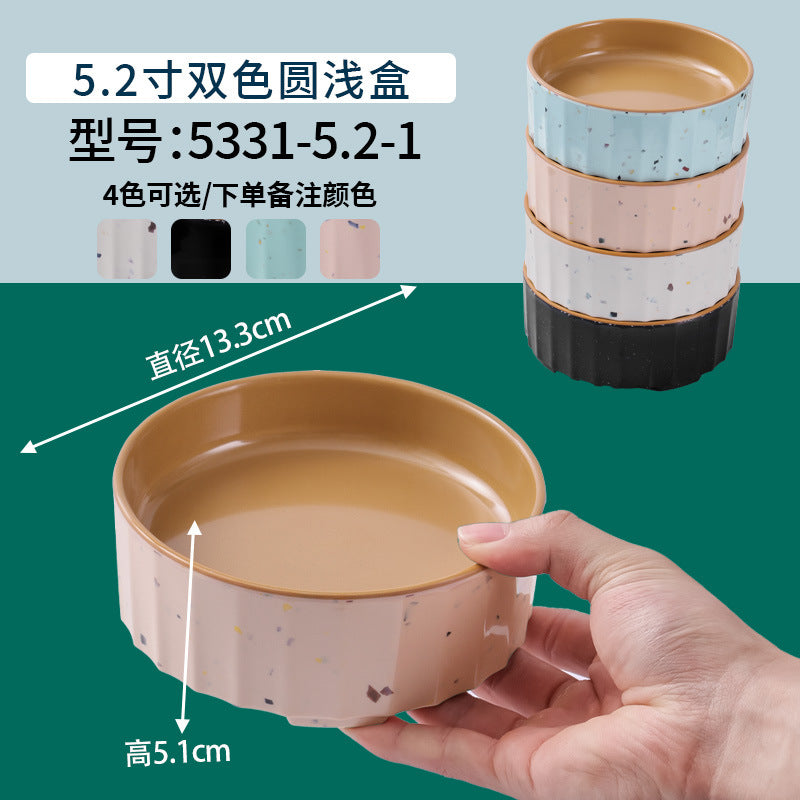 网红海鲜火锅店专用自选菜盘海底捞大排档同款RF芯片密胺餐具商用