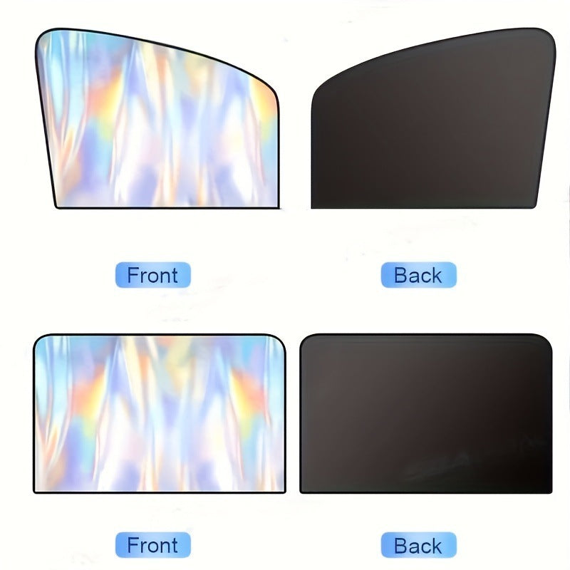 Sunshade Set with Magnetic Front Windshield Cover