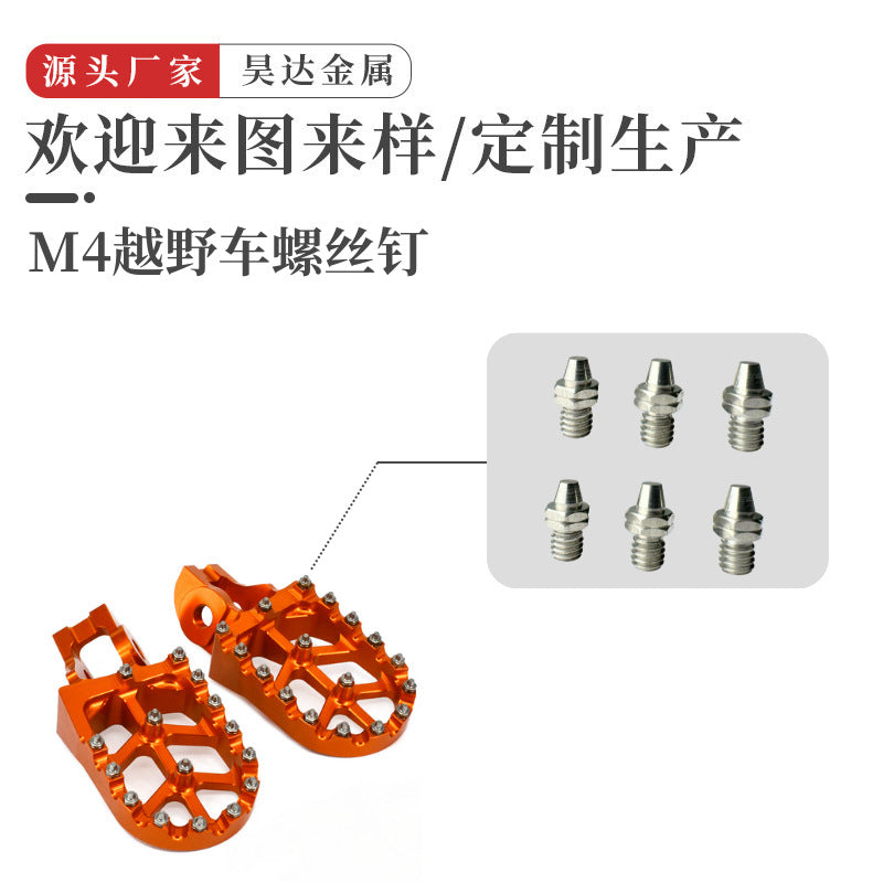 For KTM Motorcycle Non Slip Stainless Steel