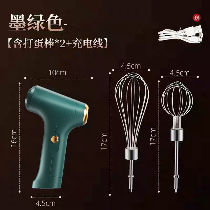 家用烘焙无线手持电动打蛋器打发奶油搅拌厨房烘焙小工具蛋清打发