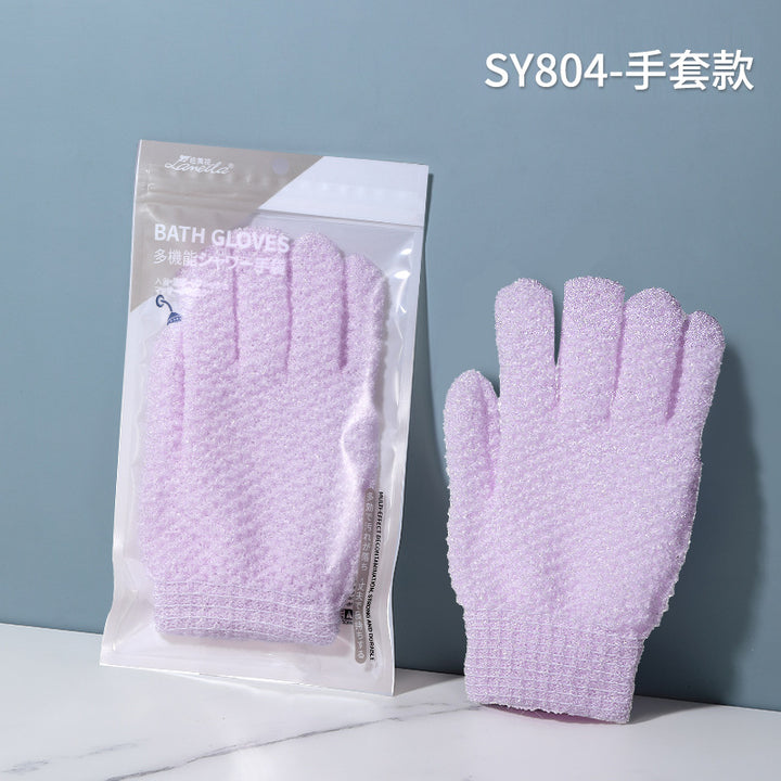 LMLTOP 沐浴手套沐浴去角质清洁洗澡 搓泥神器搓澡用品工具 C167