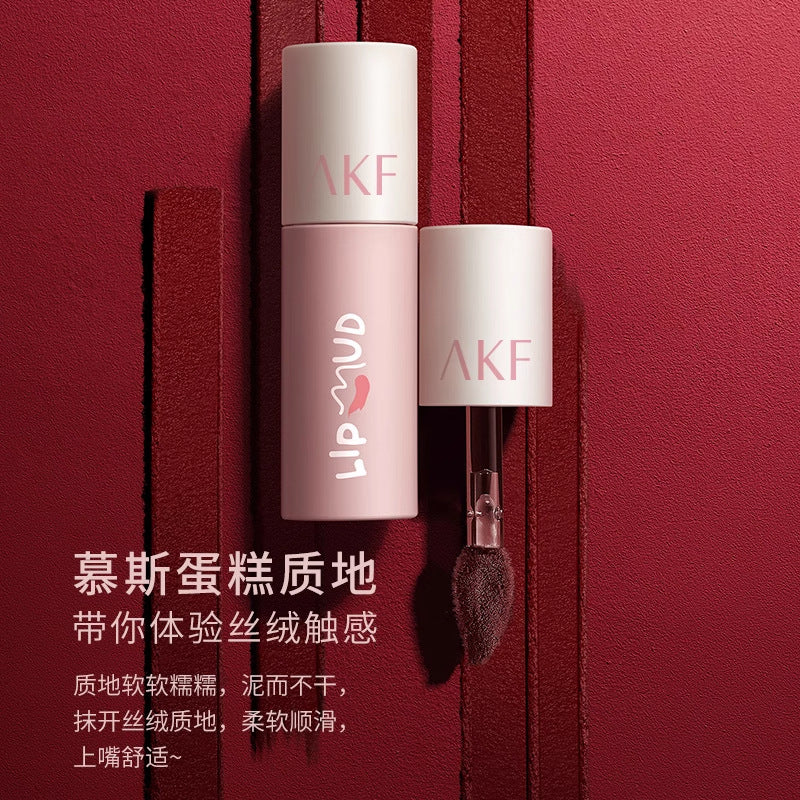 AKF Lip Mud Lip Gloss Brightening Lipstick