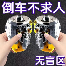 倒车盲区辅助镜神器小圆镜高清汽车后视镜吸盘式可度开车变道