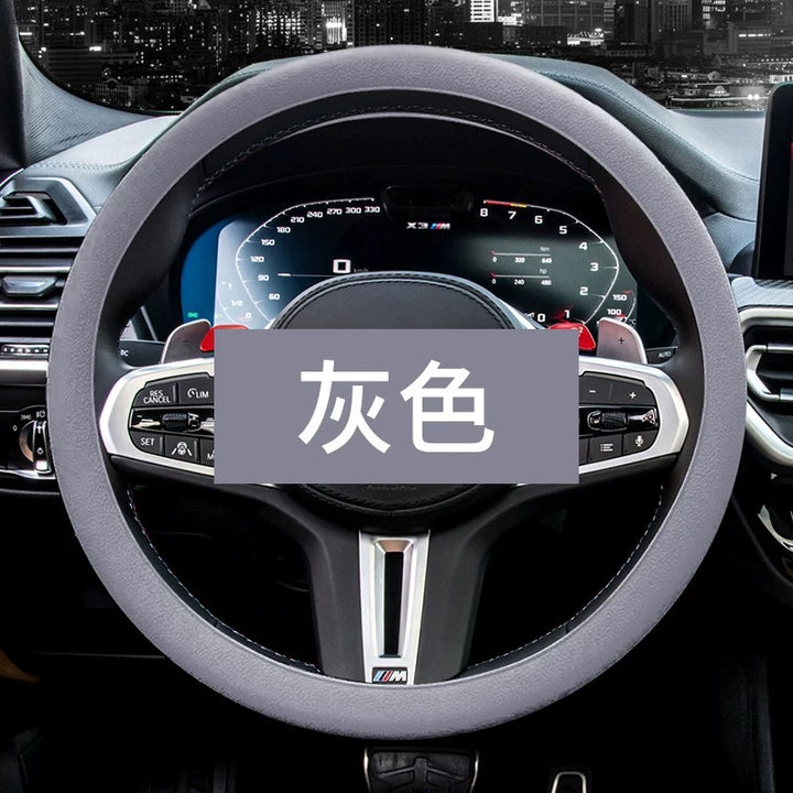 Drop Shipping Car Silicone Steering Wheel Cover Fashion Non Slip Silicone Grip Cover Moisture Wicking Univers