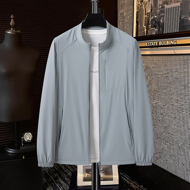 upf 50 Sun Protection Men's Summer Casual Thin Breathable Jacket