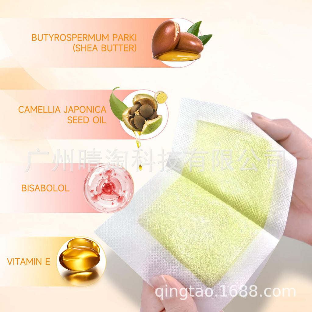Lemon Yellow Gentle Wax Strips – Mild Non-Irritating Disposable Hair Removal Wax Paper