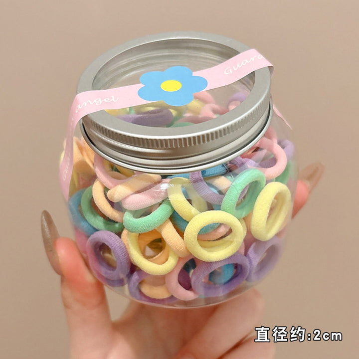 彩色皮筋不伤发高弹力耐用发绳扎头发发圈女儿童宝宝头饰头绳皮套