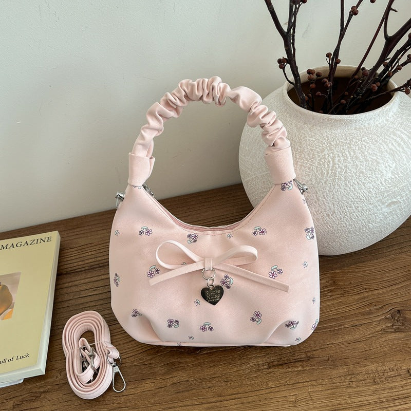 Korean Style Unique Design Bag New Fashion Floral Commuter Stylish Single Shoulder