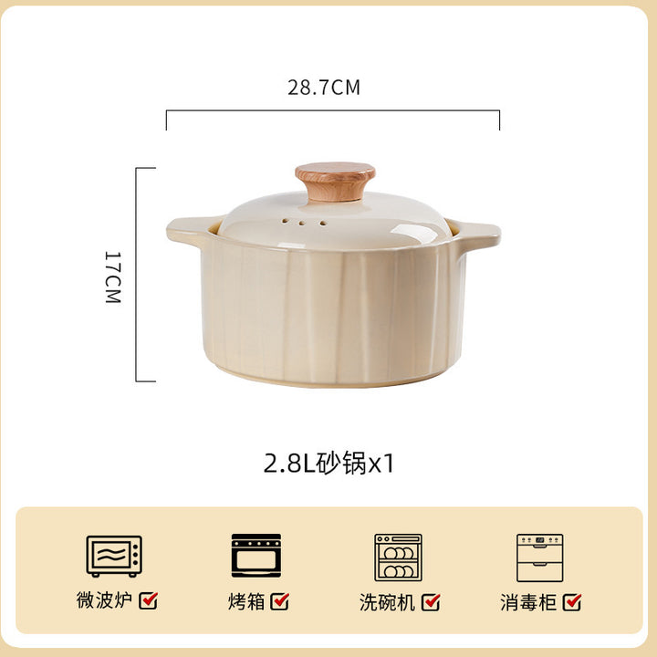 釉下彩奶油风陶瓷饭碗清新碗碟套装家用鱼菜盘汤碗面碗米饭碗