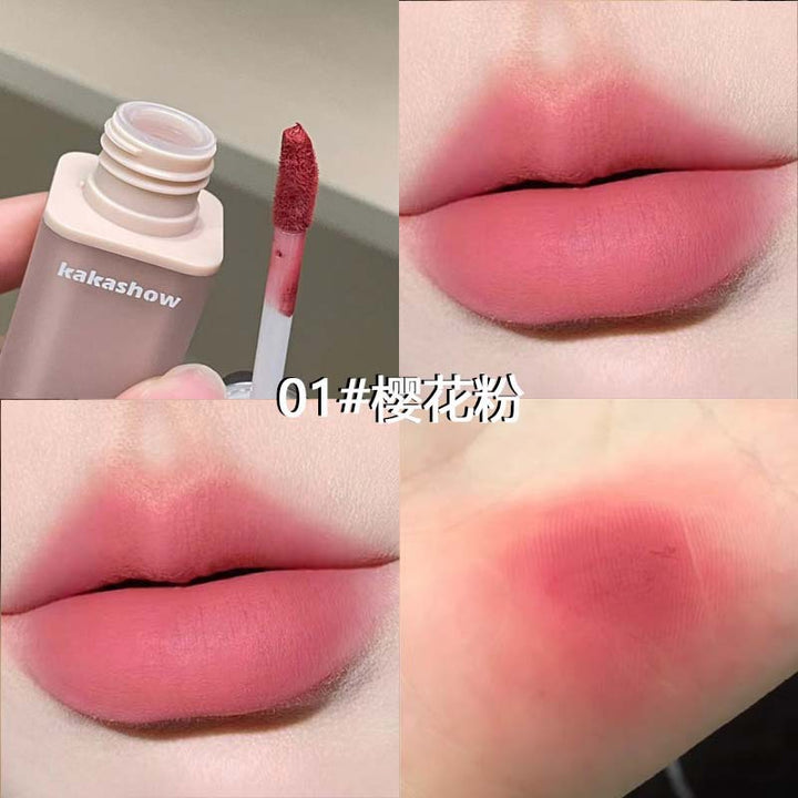 kakashow空气雾色唇釉细腻丝滑滋润持久不拔干减龄显白氛围感唇釉