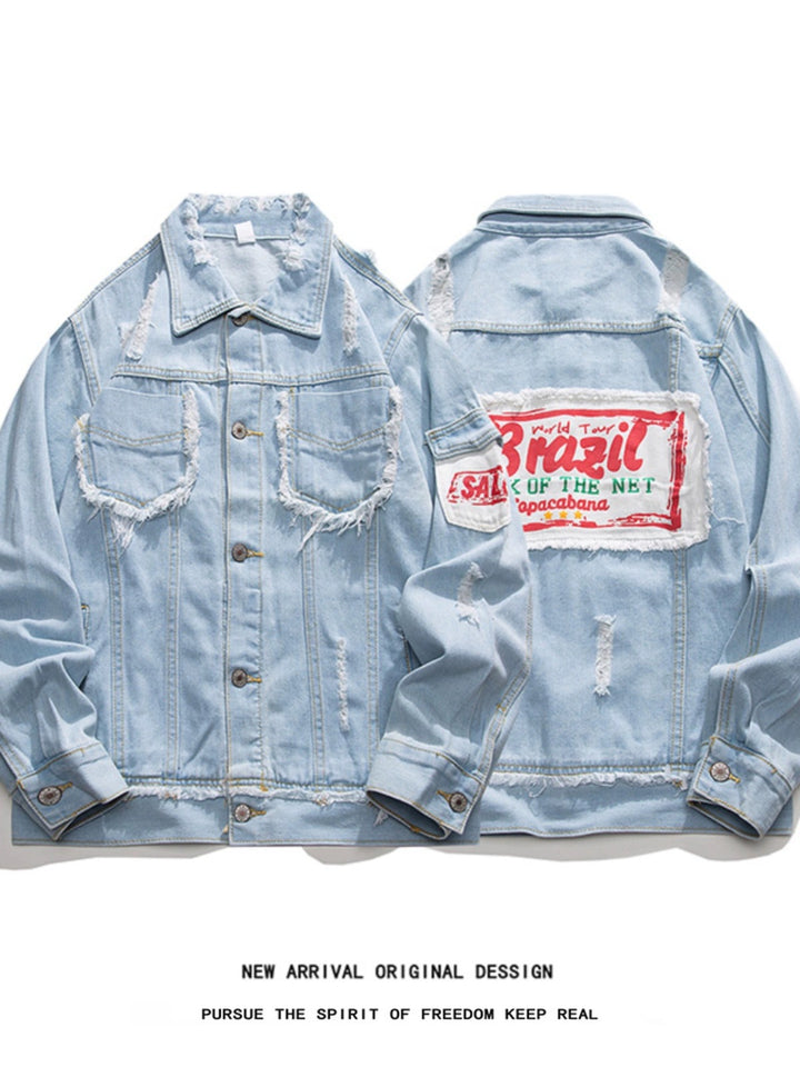 Jacket Men Korean Style Trendy Versatile Casual