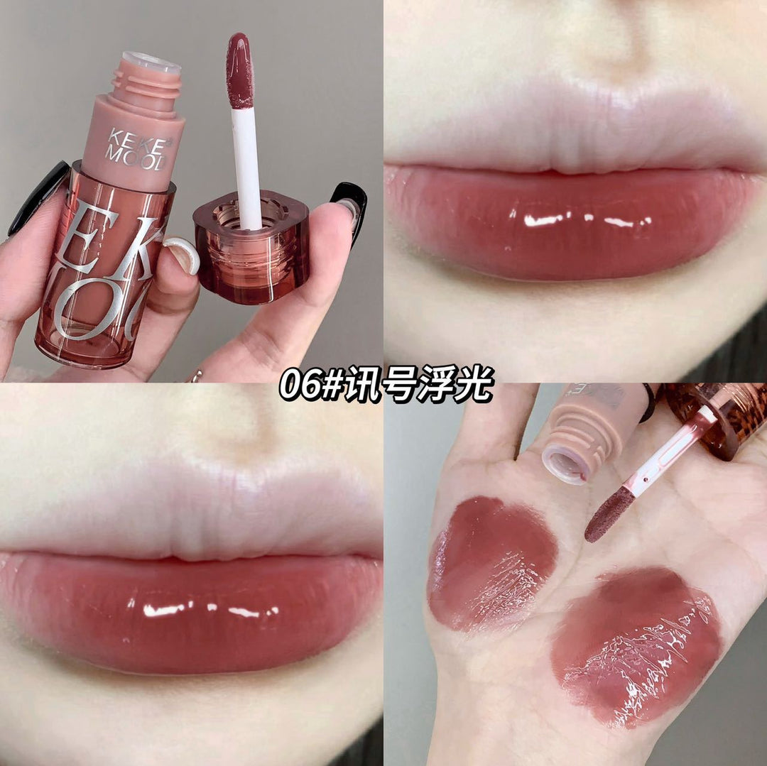 kekemood波塔唇蜜水光纯欲嘟嘟唇伪素颜裸色系平价学生女口红显白
