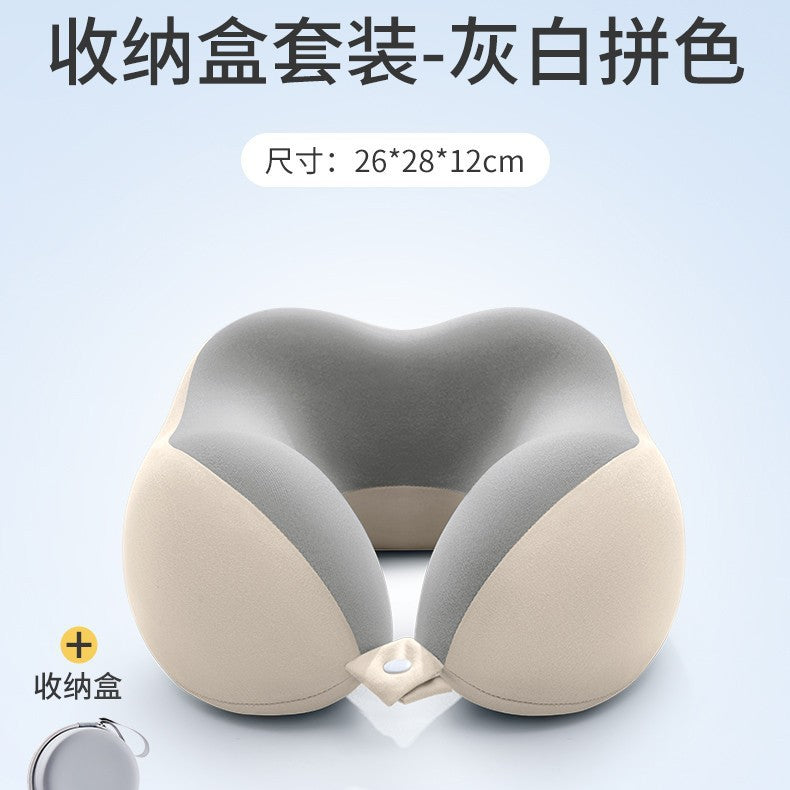 记忆棉u型枕旅行护颈枕飞机睡觉枕头脖枕颈椎脖子靠枕便携式u形枕
