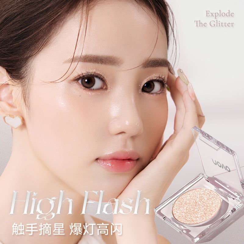 NOVO眼波粼粼单色眼影珠光闪现细腻不卡粉一色多用牛郎织女哑光